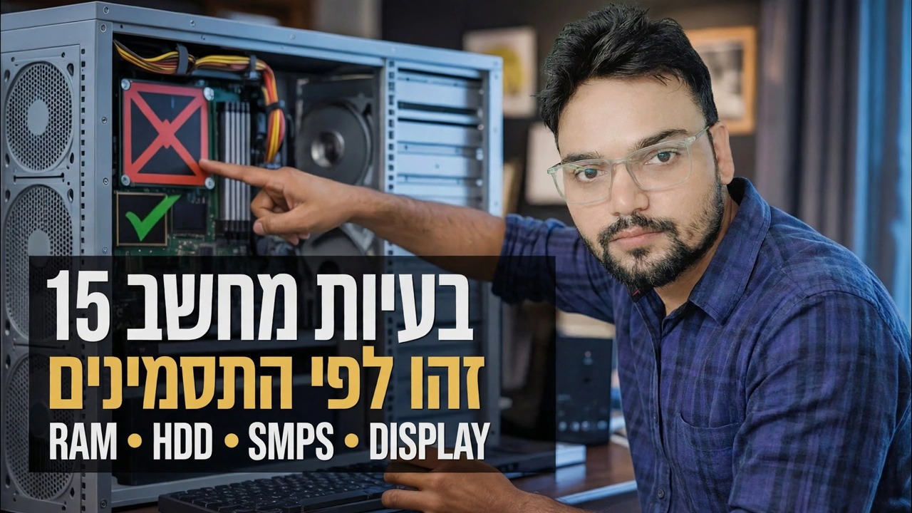 15 בעיות מחשב שאתה יכול לזהות רק על ידי ראיית סימפטומים 🔥 מדריך IT