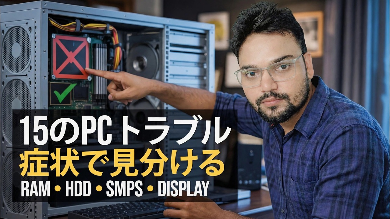 症状を見るだけで特定できる 15 のコンピューターの問題 🔥 IT ガイド