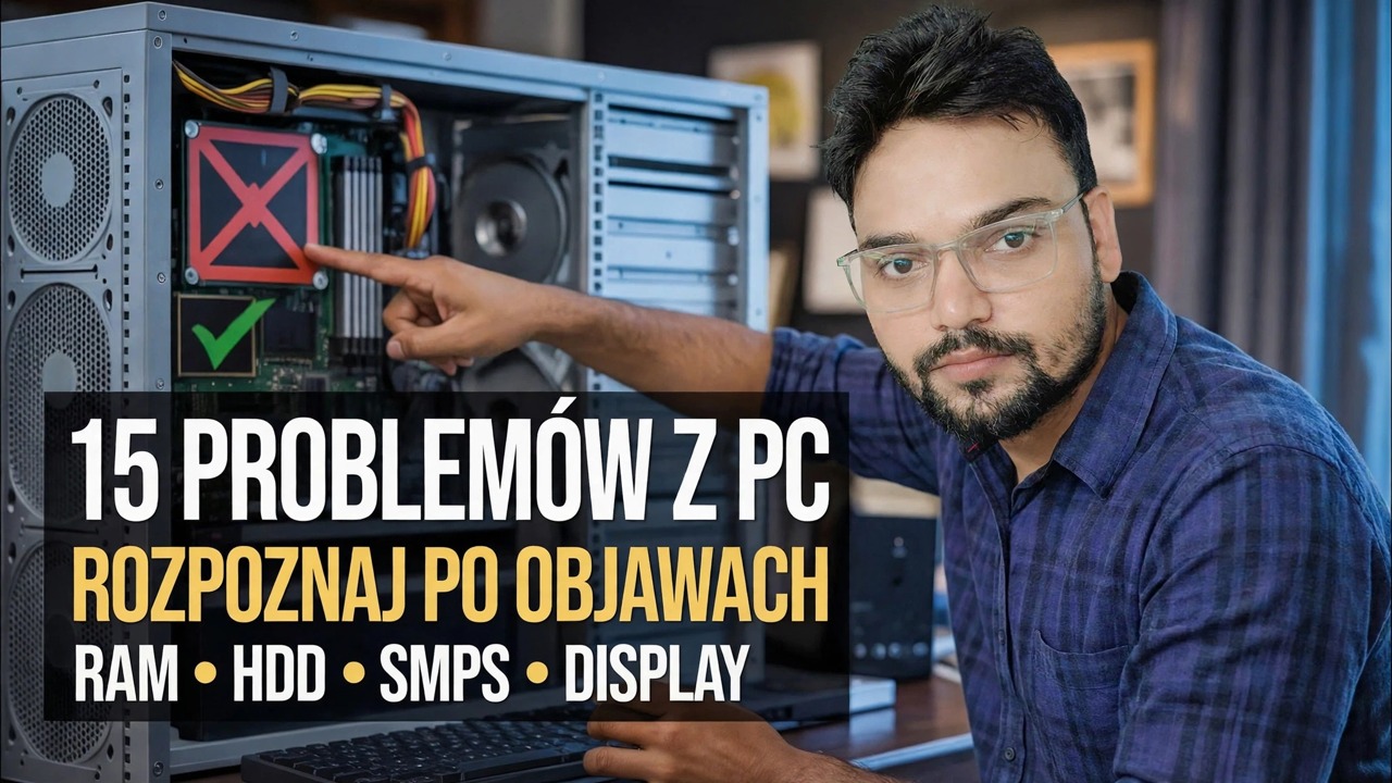 15 problemów z komputerem, które możesz zidentyfikować na podstawie samych objawów 🔥 Przewodnik IT