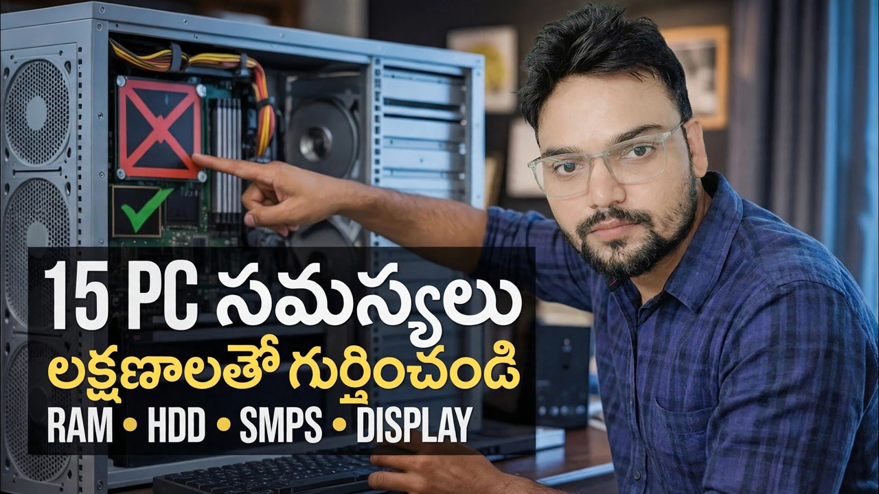 15 కంప్యూటర్ సమస్యలను మీరు కేవలం లక్షణాలను చూడటం ద్వారా గుర్తించవచ్చు 🔥 IT గైడ్