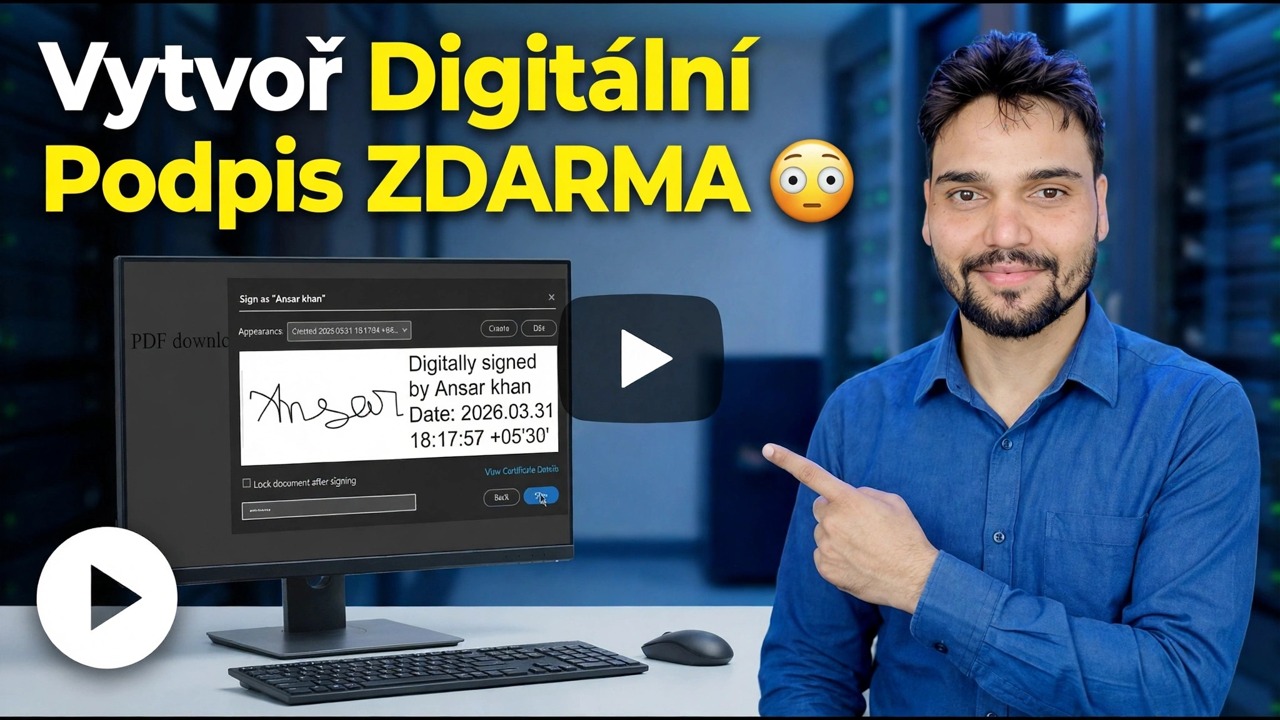 Vytvořte digitální podpis ZDARMA 😳 Podepište jakýkoli PDF během několika sekund!