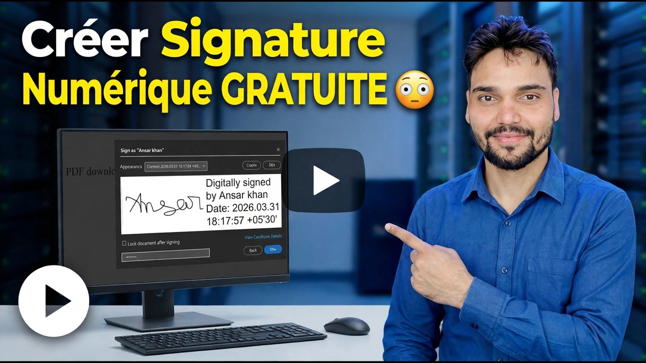Créez une signature numérique GRATUITEMENT 😳 Signez n'importe quel PDF en quelques secondes !