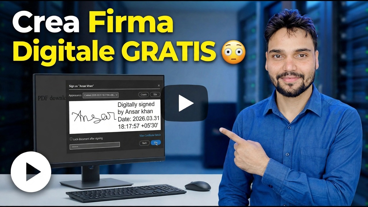 Crea firma digitale GRATIS 😳 Firma qualsiasi PDF in pochi secondi!