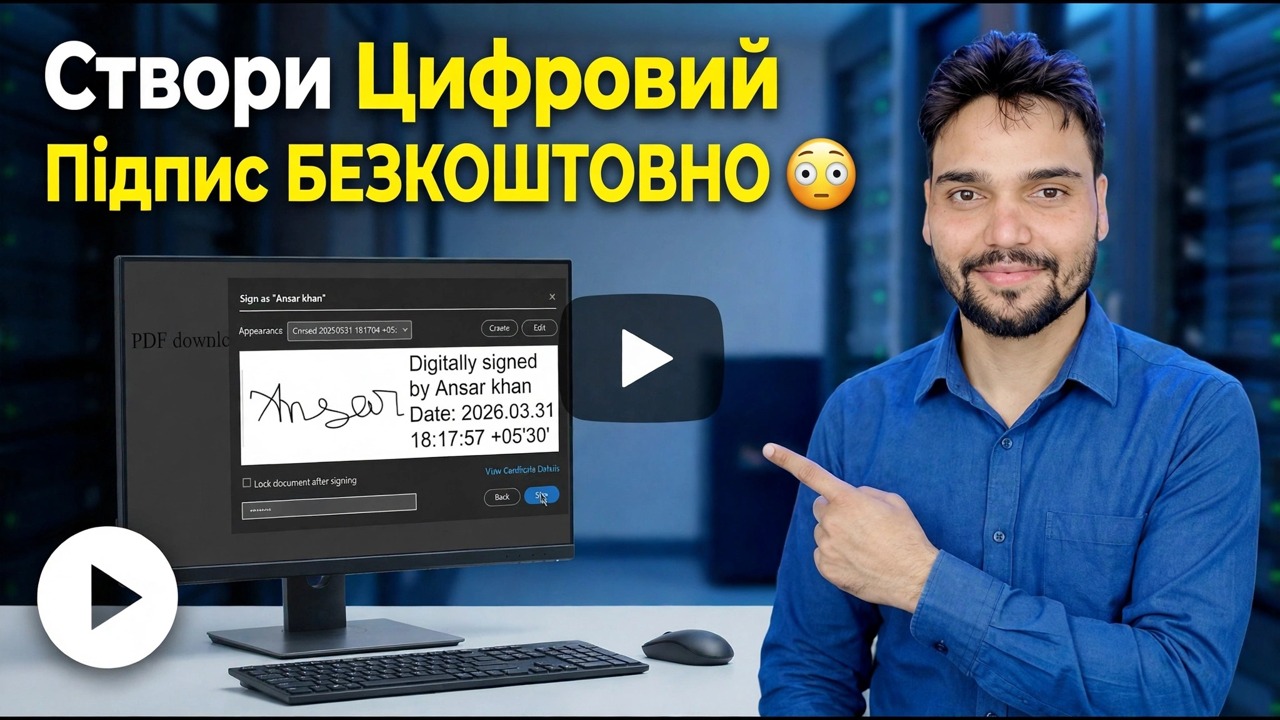 Створіть цифровий підпис БЕЗКОШТОВНО 😳 Підпишіть будь-який PDF-файл за лічені секунди!