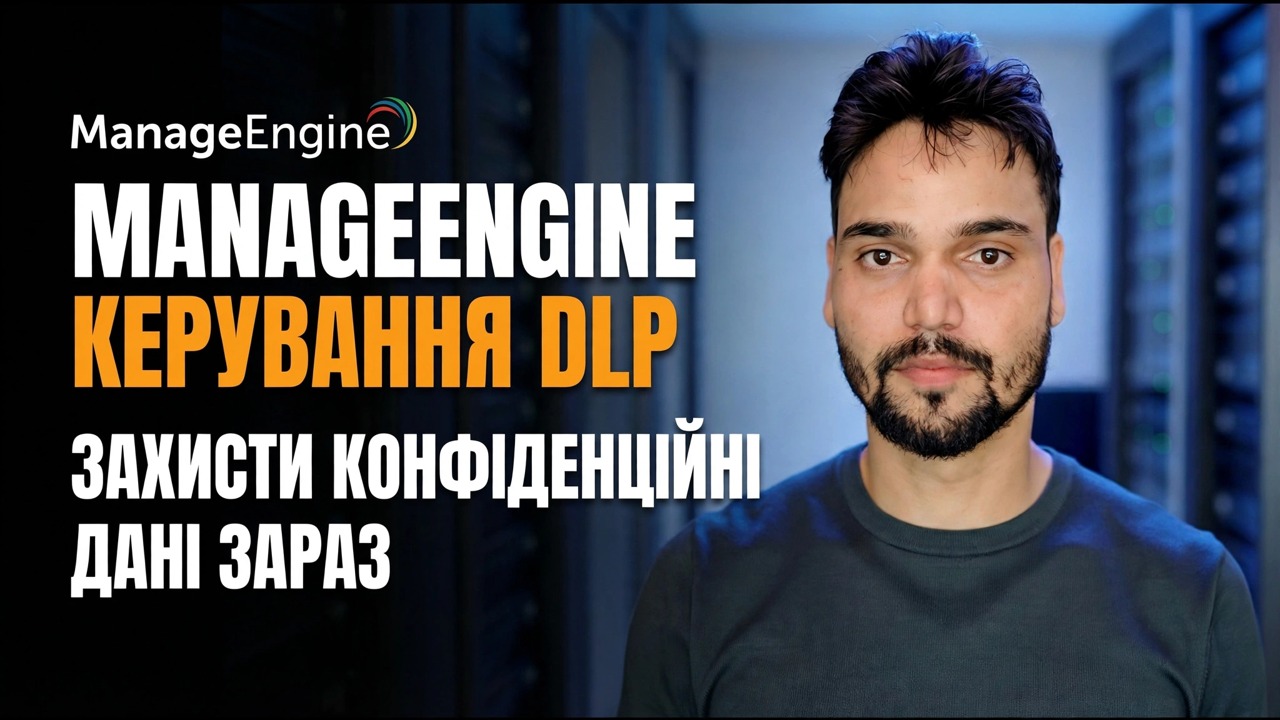 Запобігання витоку даних ⚠️ Налаштування DLP ManageEngine