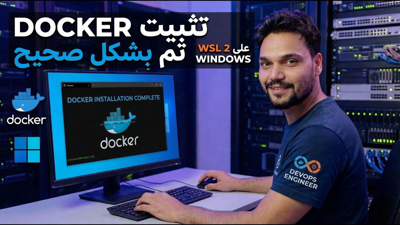 تثبيت Docker على WSL 2 - إعداد الحاوية الأولى