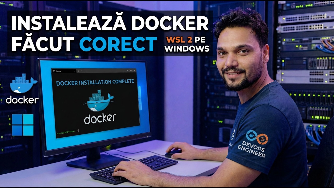 Instalare Docker pe WSL 2 - Configurarea primului container