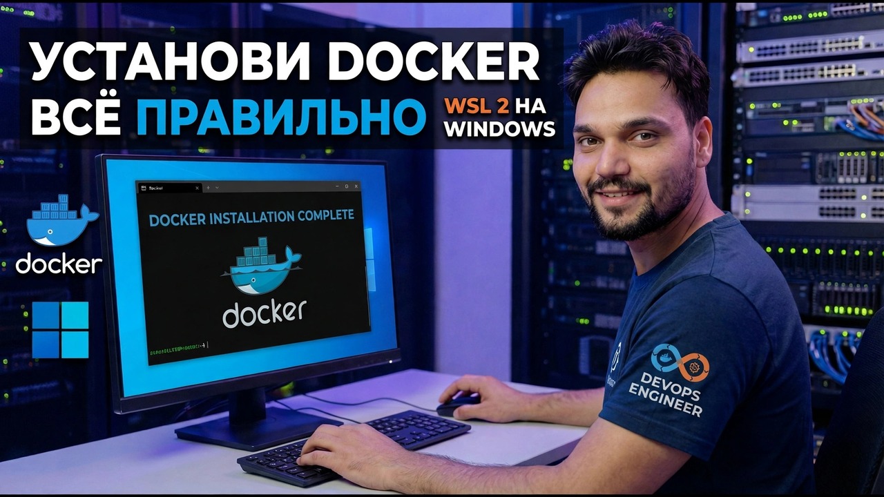 Установка Docker на WSL 2 — первая настройка контейнера