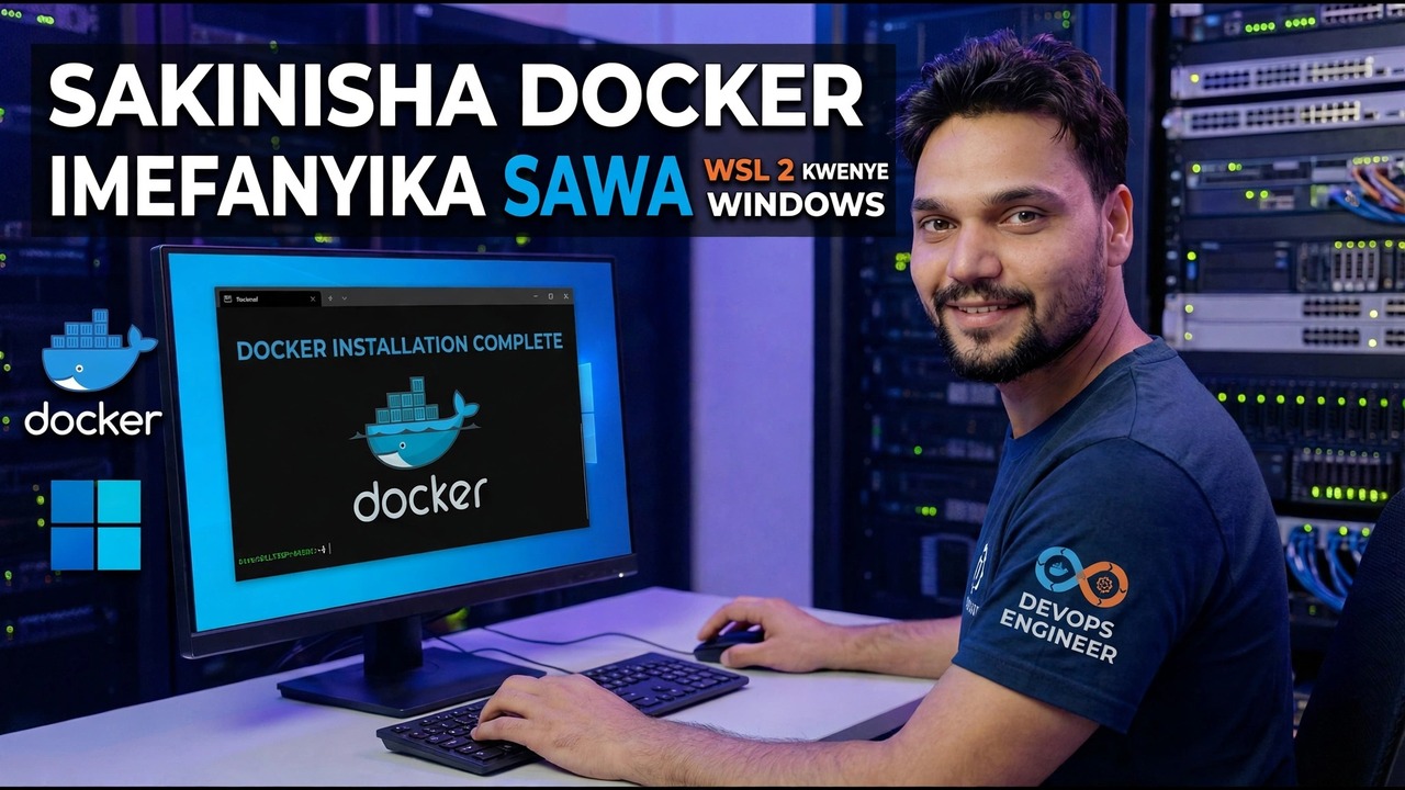 Sakinisha Docker kwenye WSL 2 - Usanidi wa Kontena wa Kwanza
