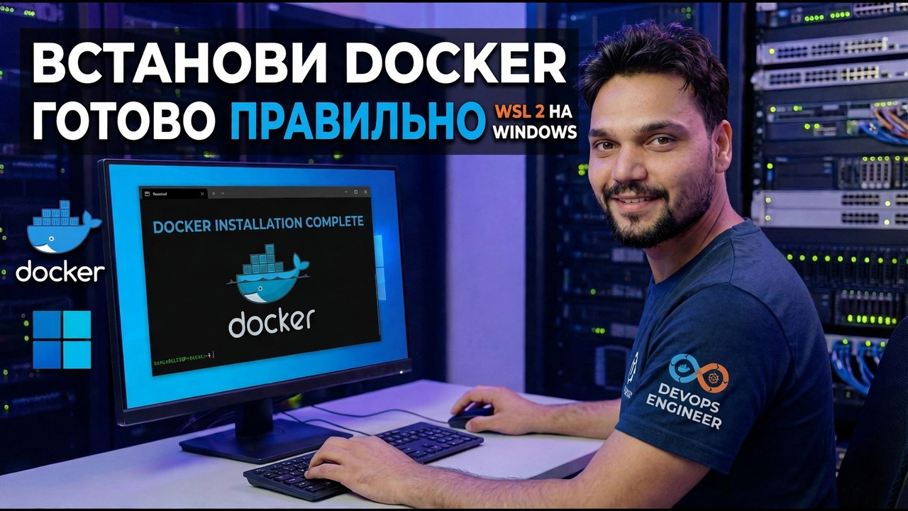 Встановлення Docker на WSL 2 – перше налаштування контейнера