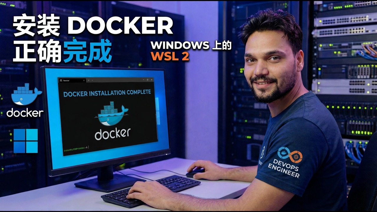 WSL 2 上的 Docker 安装 - 第一个容器设置