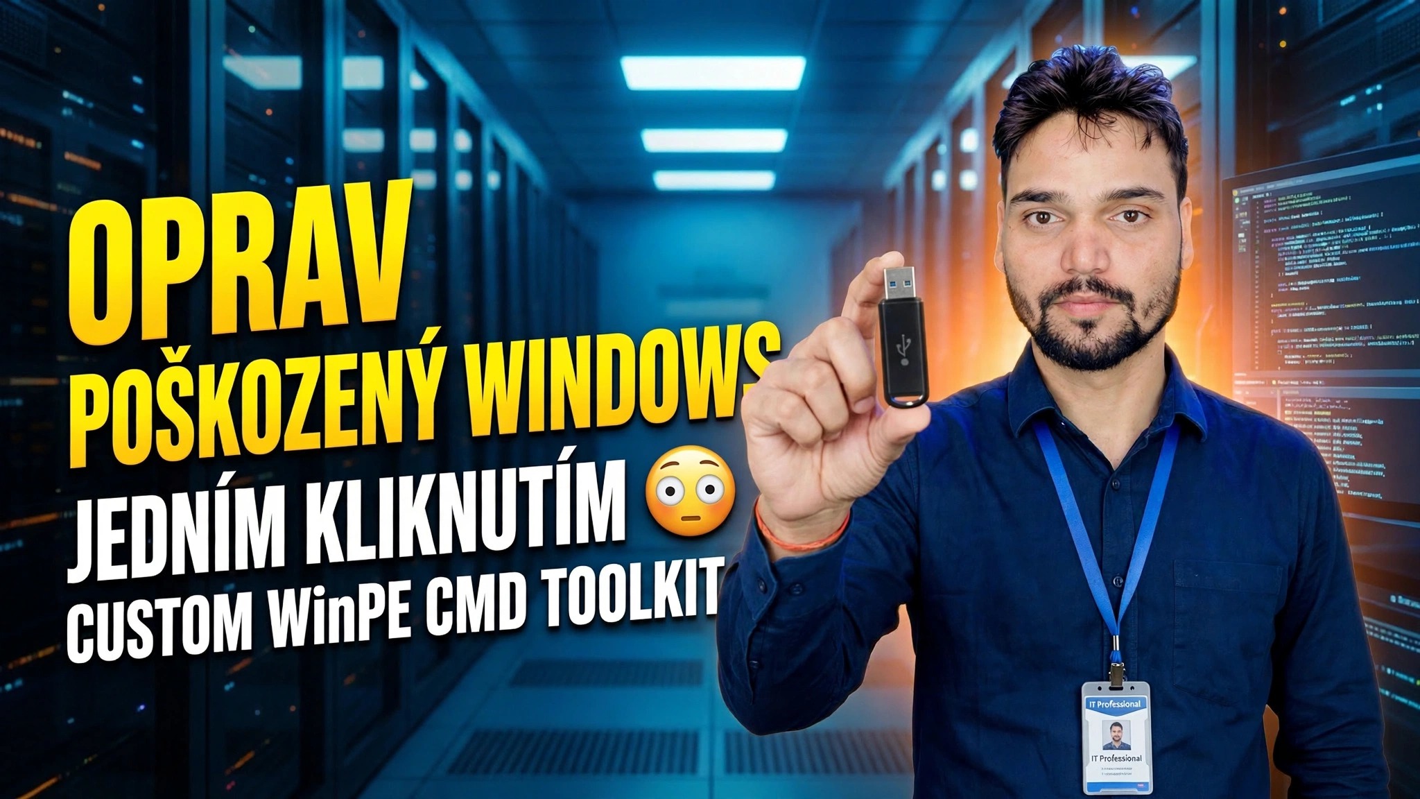 Opravte poškozená Windows jedním kliknutím 😳 Vlastní sada nástrojů WinPE CMD