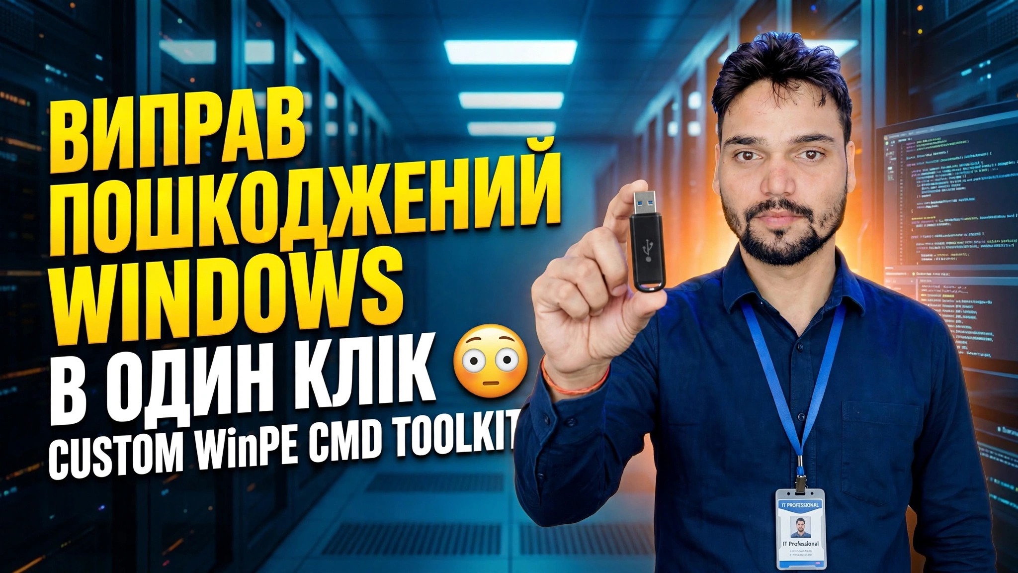 Виправте пошкоджену Windows в один клік 😳 Спеціальний набір інструментів WinPE CMD