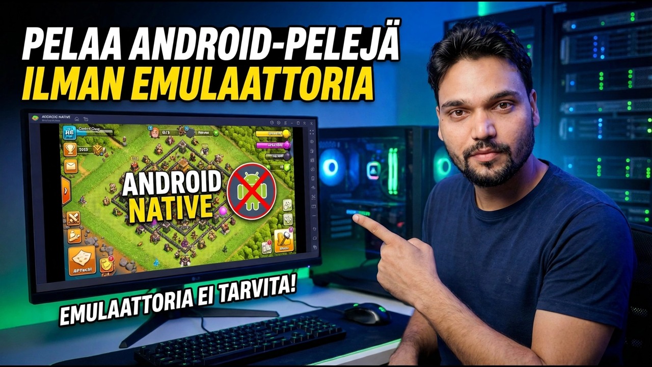 Suorita Android-pelejä ilman emulaattoria - Windows