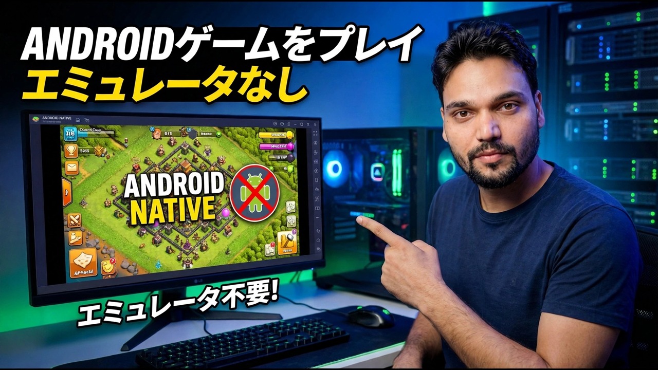 エミュレータなしで Android ゲームを実行する - Windows