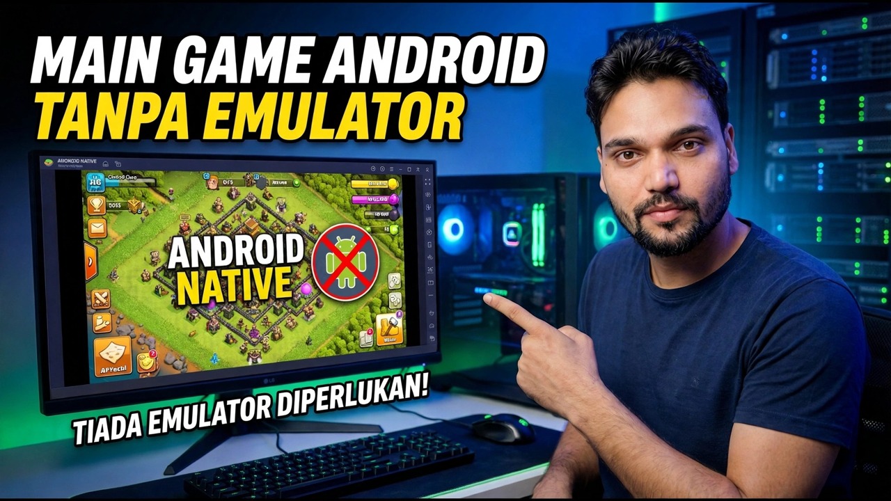 Jalankan Permainan Android tanpa Emulator - Windows