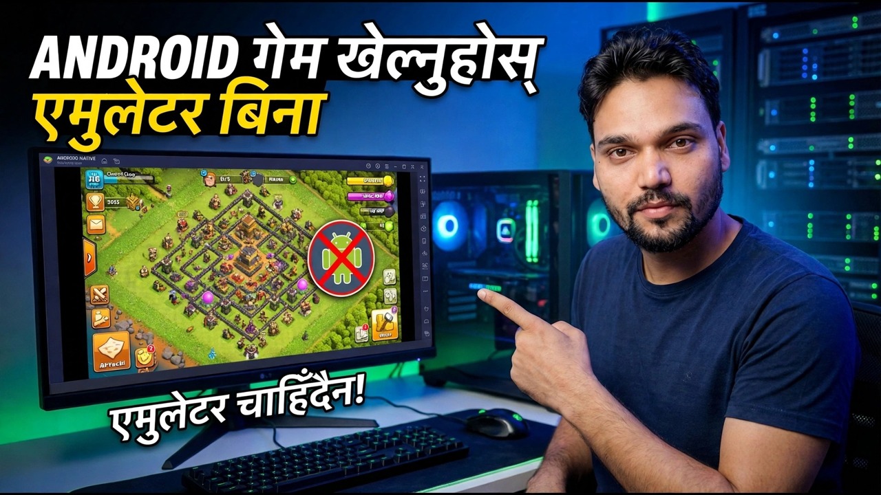एमुलेटर बिना एन्ड्रोइड खेलहरू चलाउनुहोस् - विन्डोज