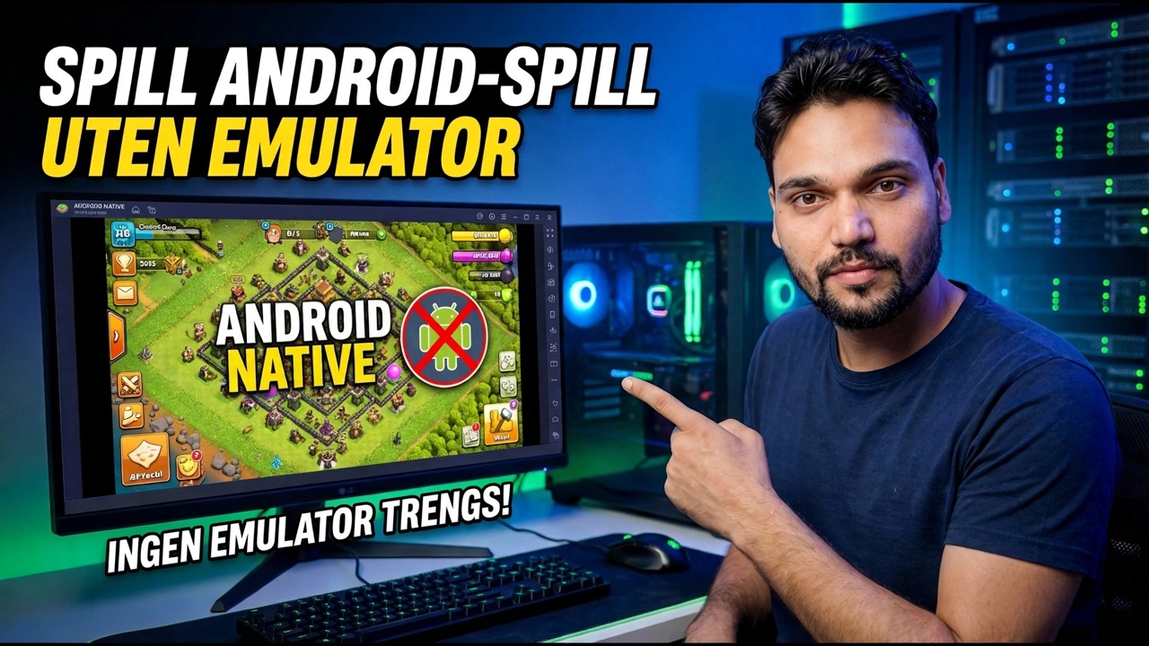 Kjør Android-spill uten emulator - Windows
