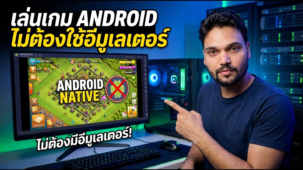รันเกม Android ที่ไม่มีโปรแกรมจำลอง - Windows