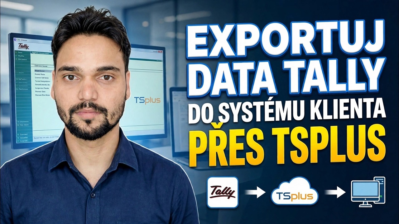 Export dat Tally do klientského počítače