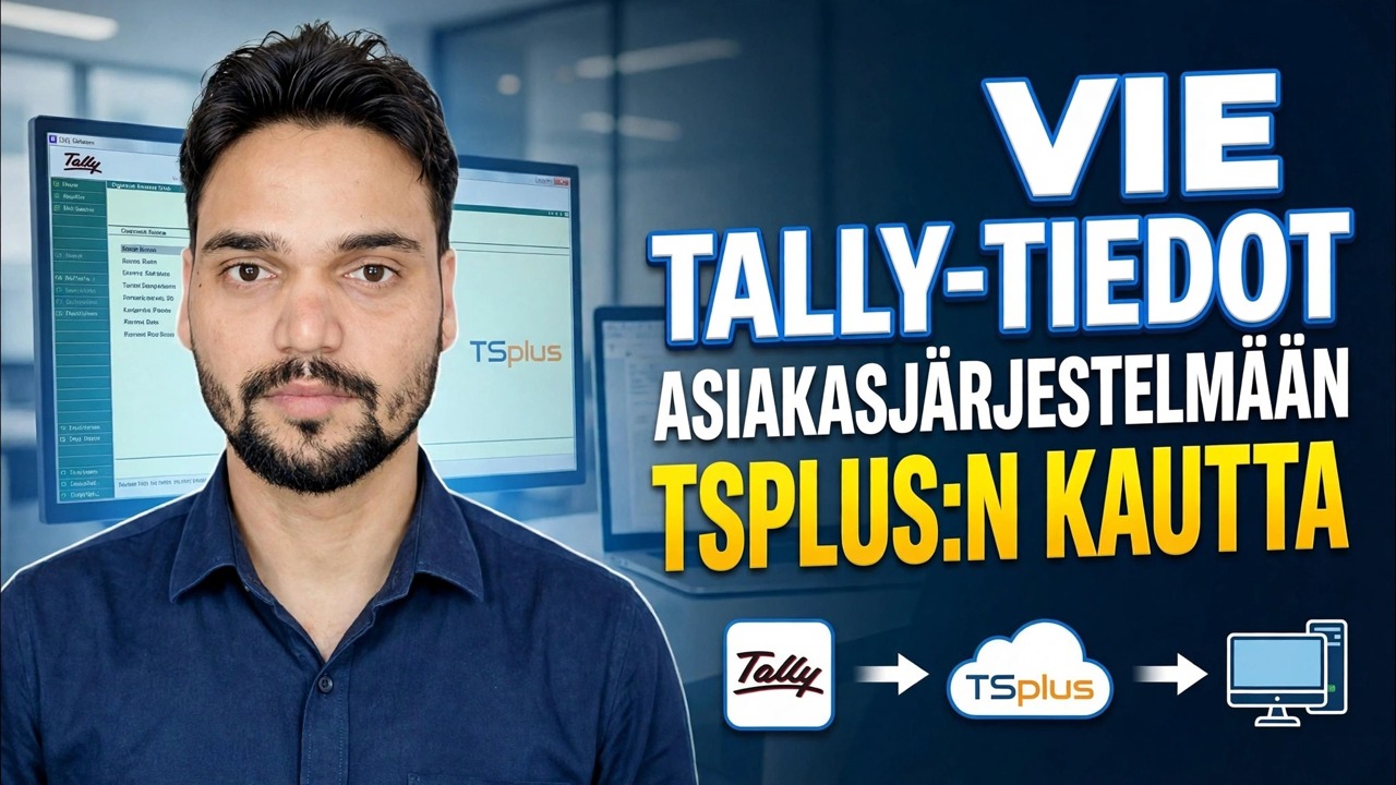 Vie Tally-tiedot asiakastietokoneelle