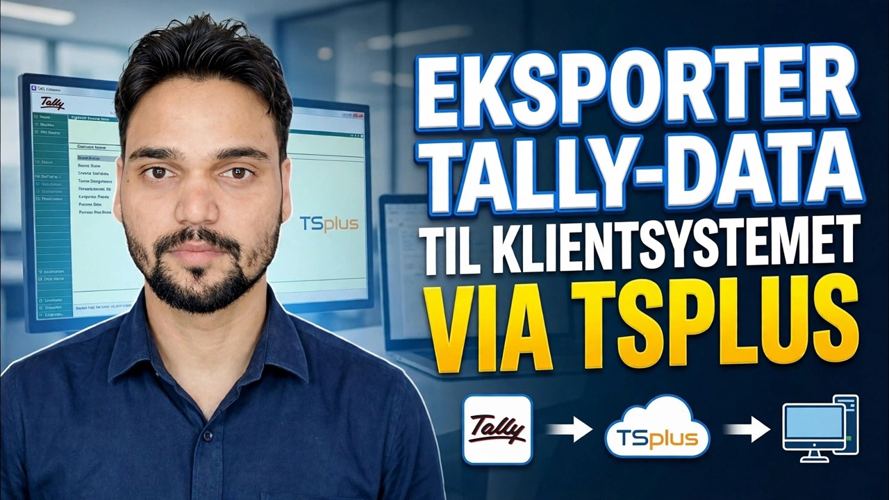 Eksporter Tally-data til klient-PC