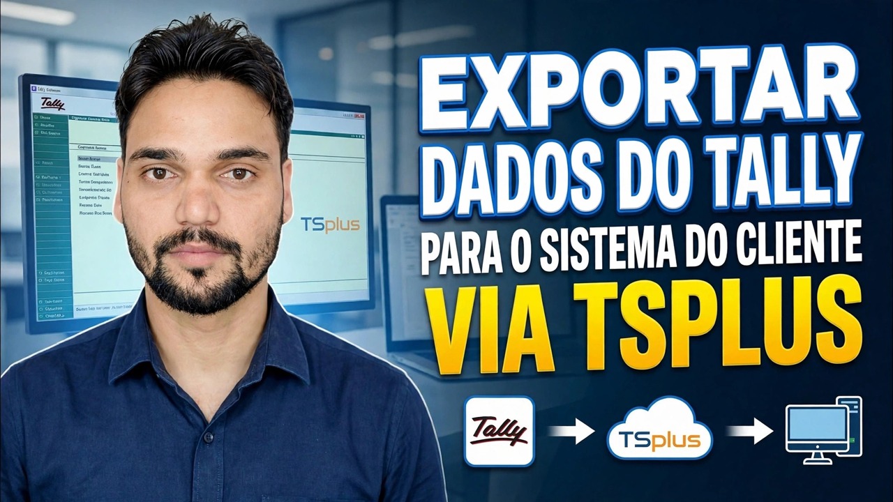 Exportar dados do Tally para o PC cliente
