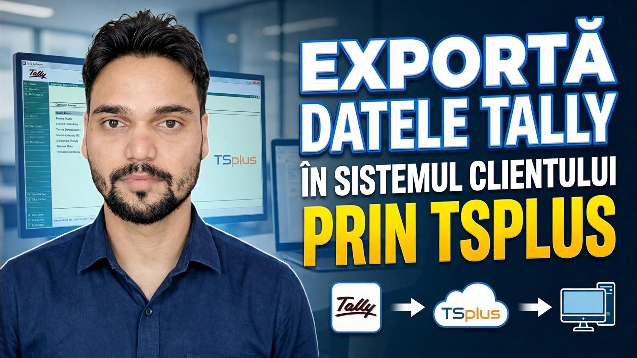Exportați datele Tally pe computerul client