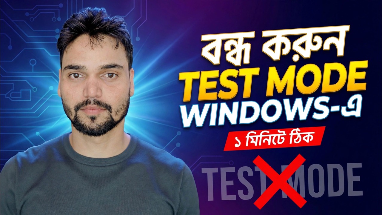 উইন্ডোজে টেস্ট মোড বন্ধ করুন 🔥 একজন সিএমডি দিয়ে টেস্ট সাইনিং ঠিক করুন