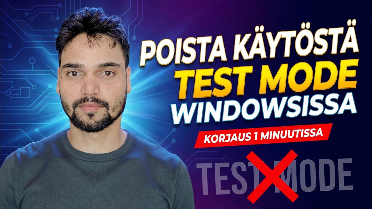 Poista testitila käytöstä Windowsissa 🔥 Korjaa testiallekirjoitus yhdellä CMD:llä