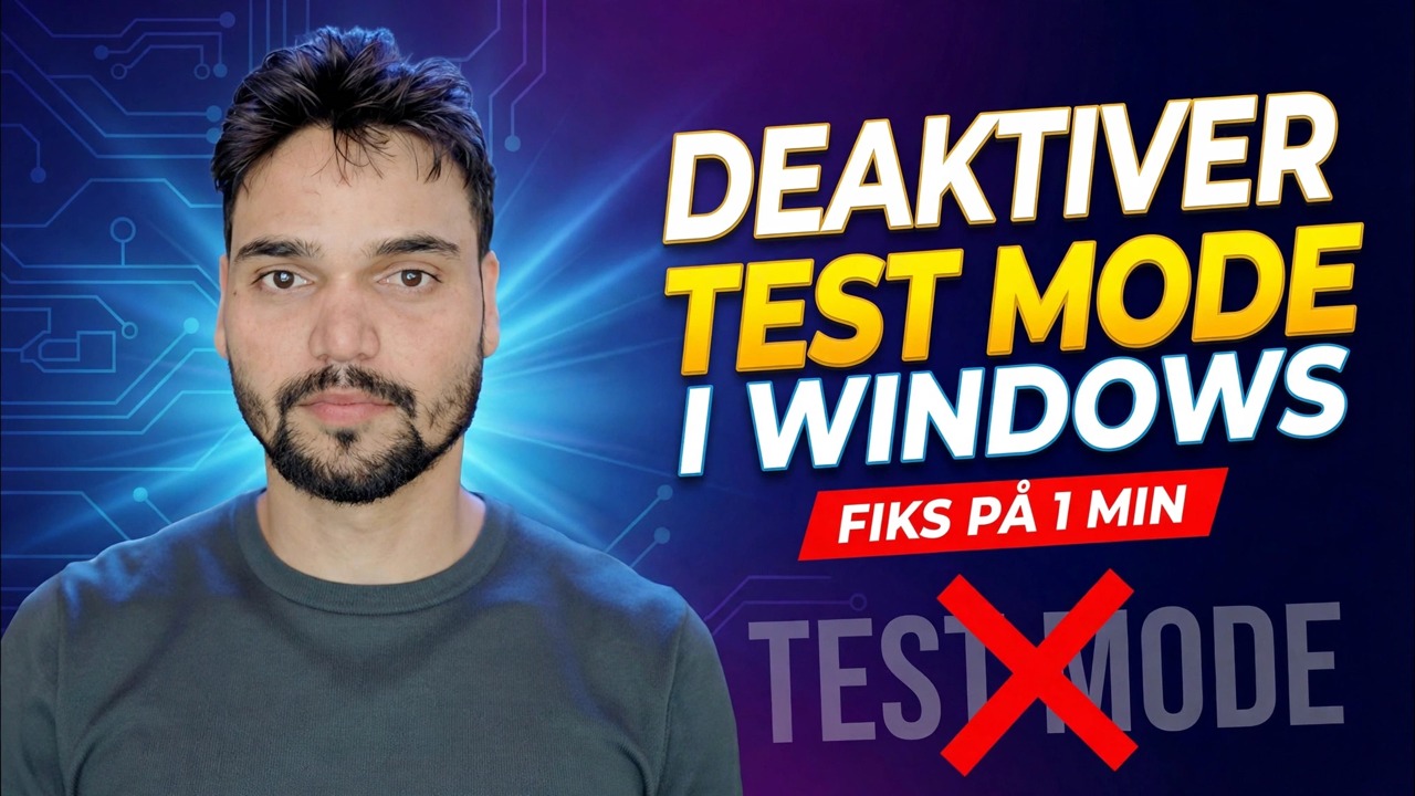 Slå av testmodus i Windows 🔥 Fiks testsignering med én CMD