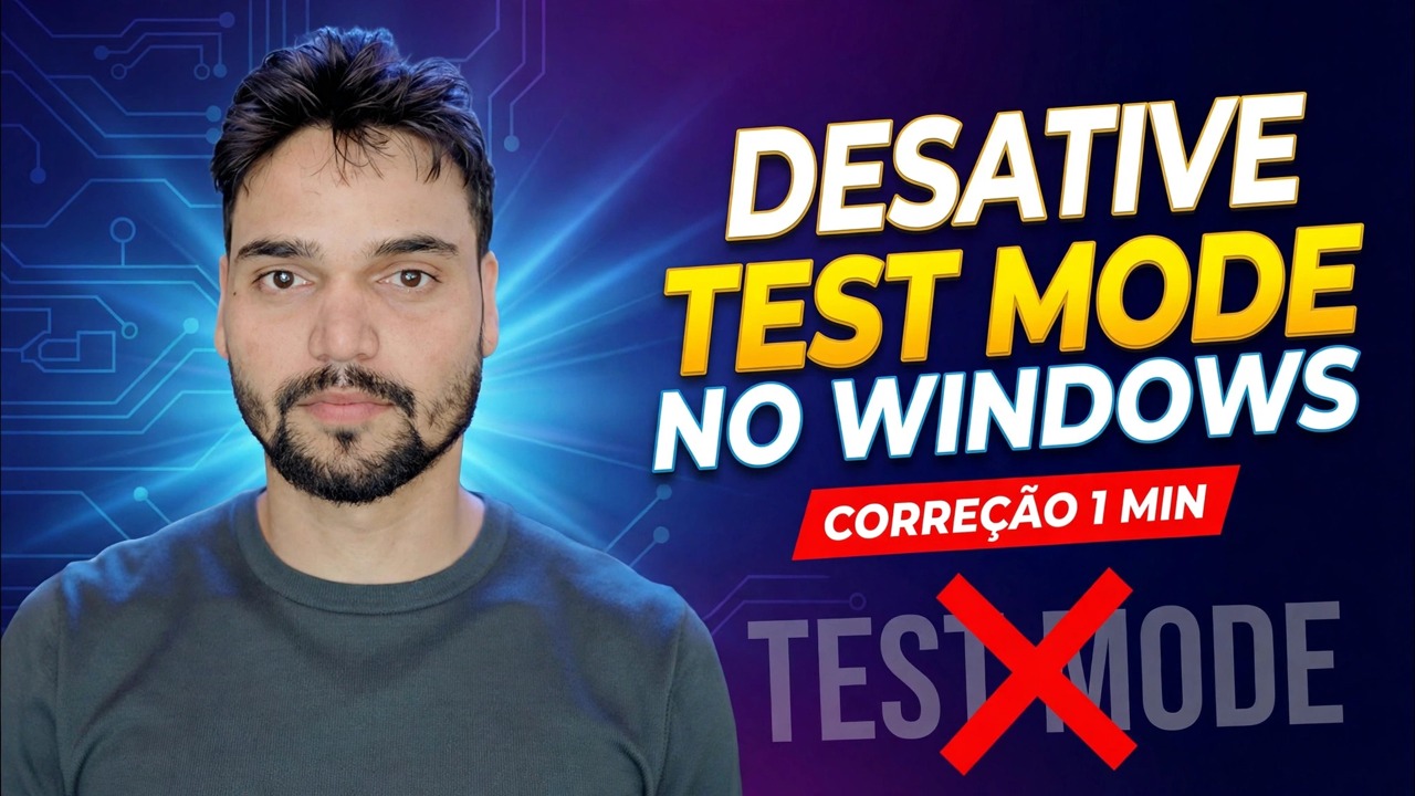 Desative o modo de teste no Windows 🔥 Corrija a assinatura de teste com um CMD