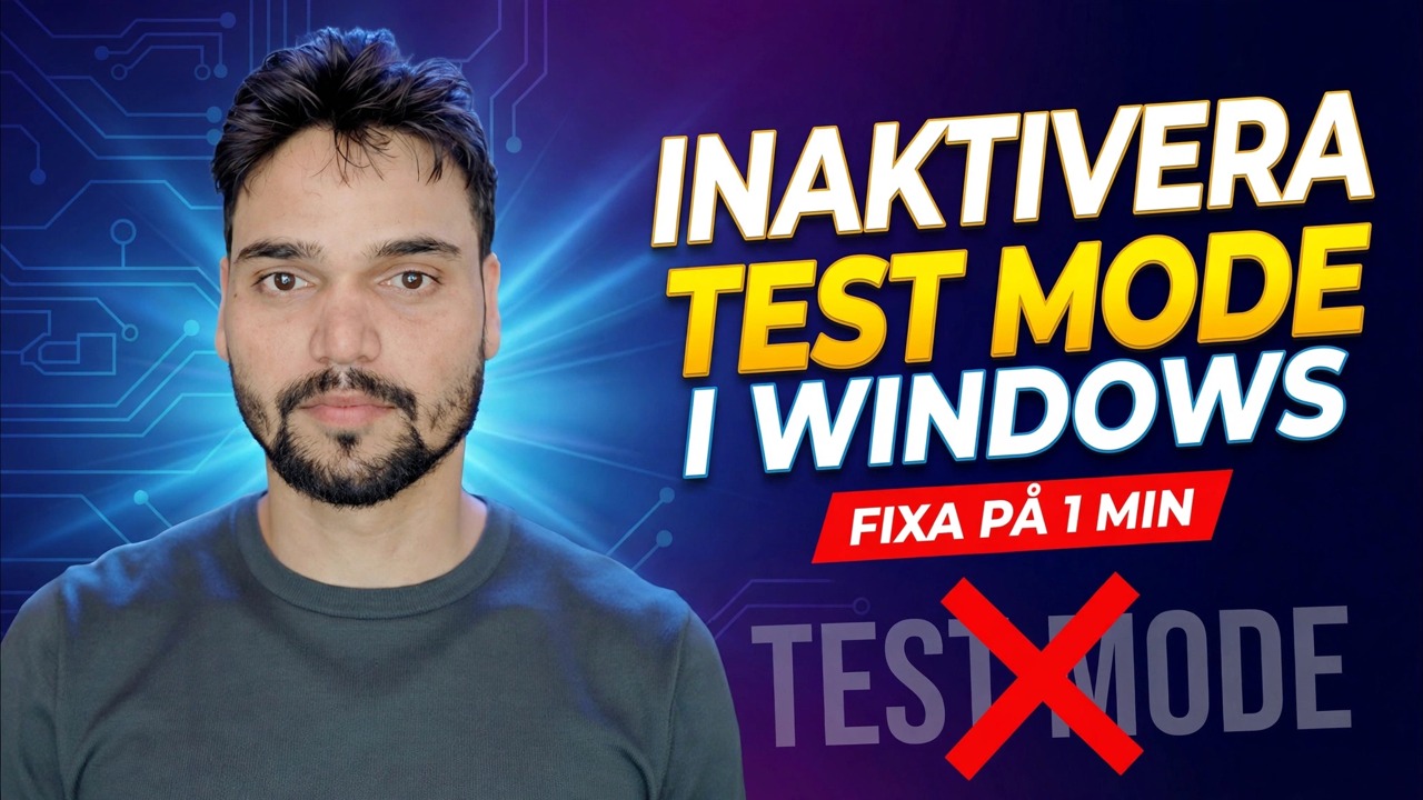 Stäng av testläge i Windows 🔥 Fixa testsignering med en CMD