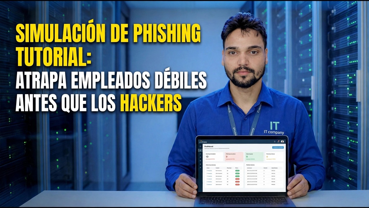 Tutorial de simulación de phishing