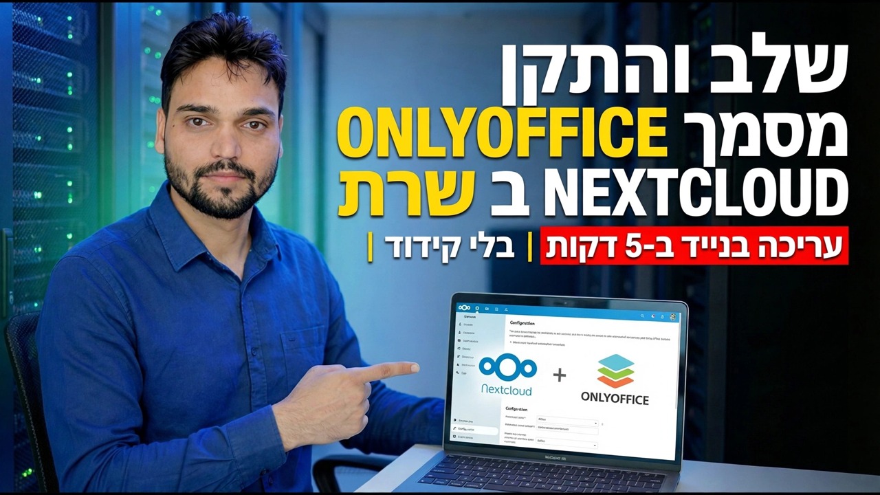 שלב והתקן את OnlyOffice Document Server ב-Nextcloud