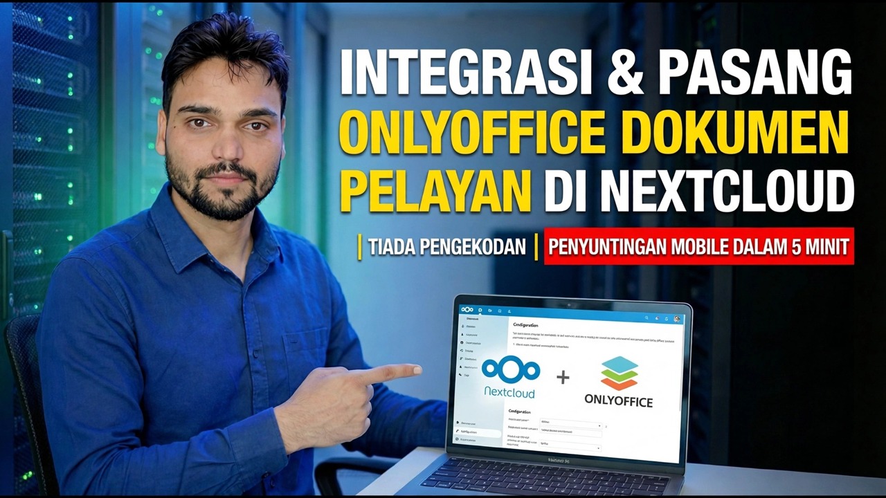 Sepadukan & Pasang Pelayan Dokumen OnlyOffice pada Nextcloud