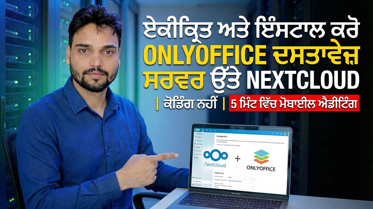 Nextcloud 'ਤੇ OnlyOffice ਦਸਤਾਵੇਜ਼ ਸਰਵਰ ਨੂੰ ਏਕੀਕ੍ਰਿਤ ਅਤੇ ਸਥਾਪਿਤ ਕਰੋ