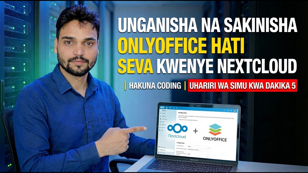 Unganisha na Usakinishe Seva ya Hati ya OnlyOffice kwenye Nextcloud