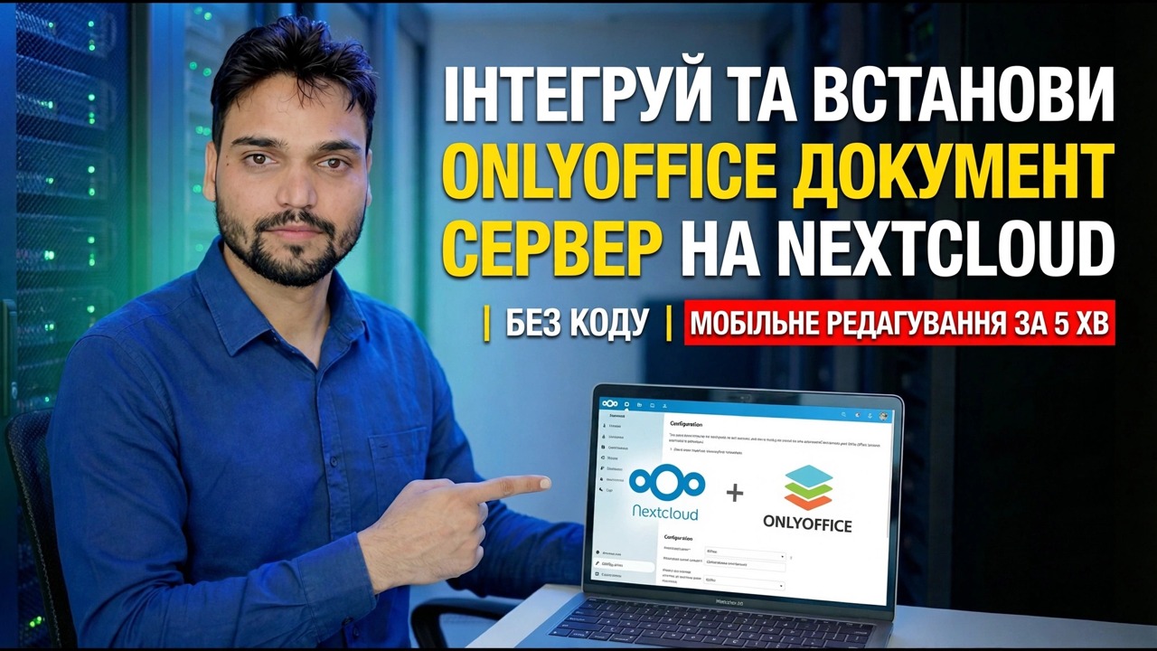 Інтегруйте та встановіть сервер документів OnlyOffice на Nextcloud