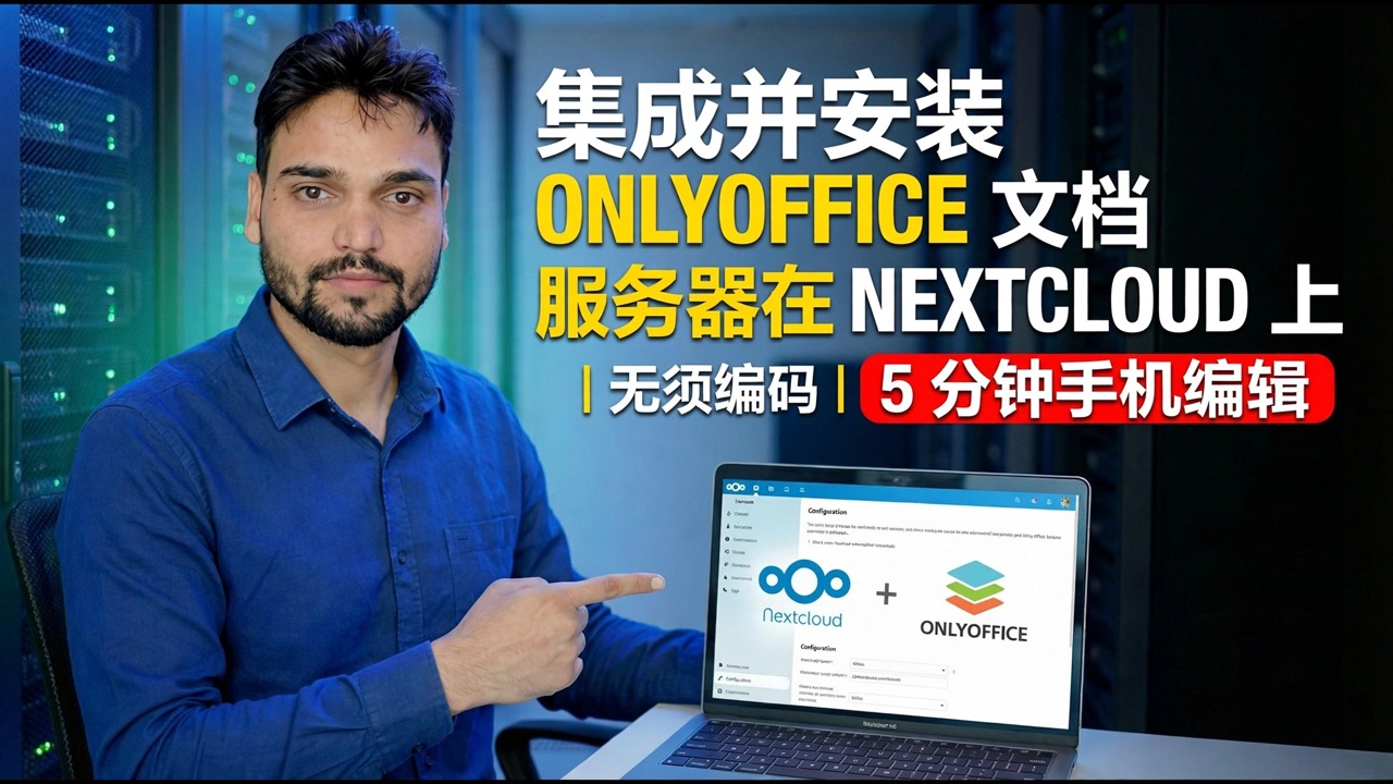 在 Nextcloud 上集成并安装 OnlyOffice 文档服务器