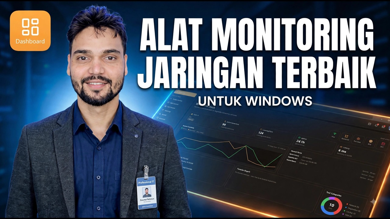 Alat Monitor Jaringan Terbaik untuk PC Anda 🔥 Pantau Internet Seperti Profesional