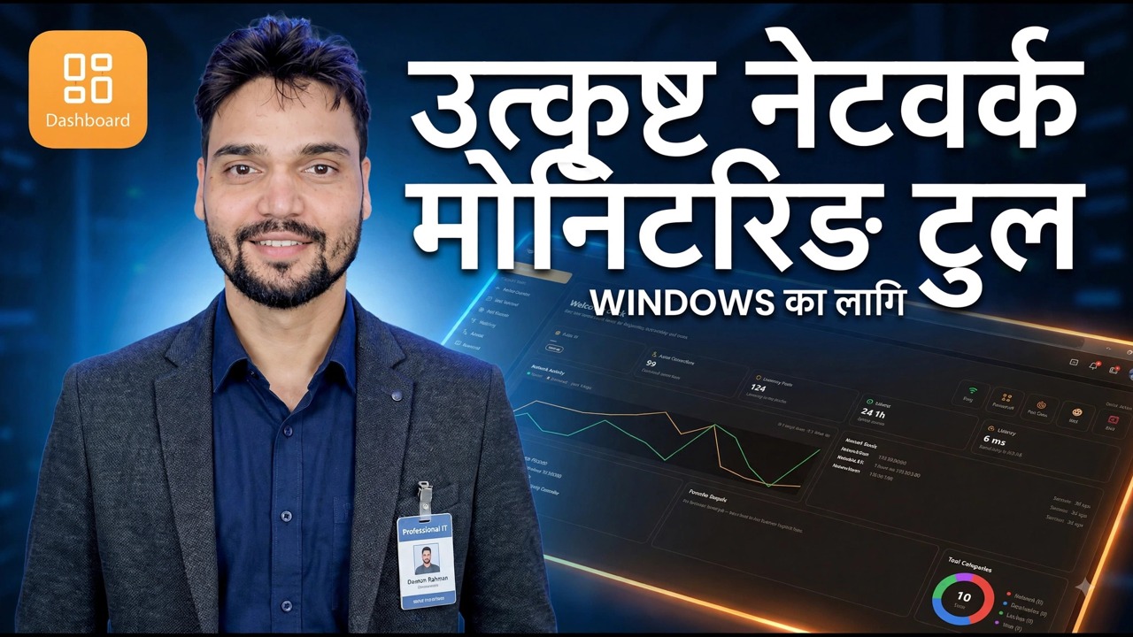 तपाईको पीसीको लागि उत्तम नेटवर्क मनिटर उपकरण 🔥 एक प्रो जस्तै इन्टरनेट मनिटर