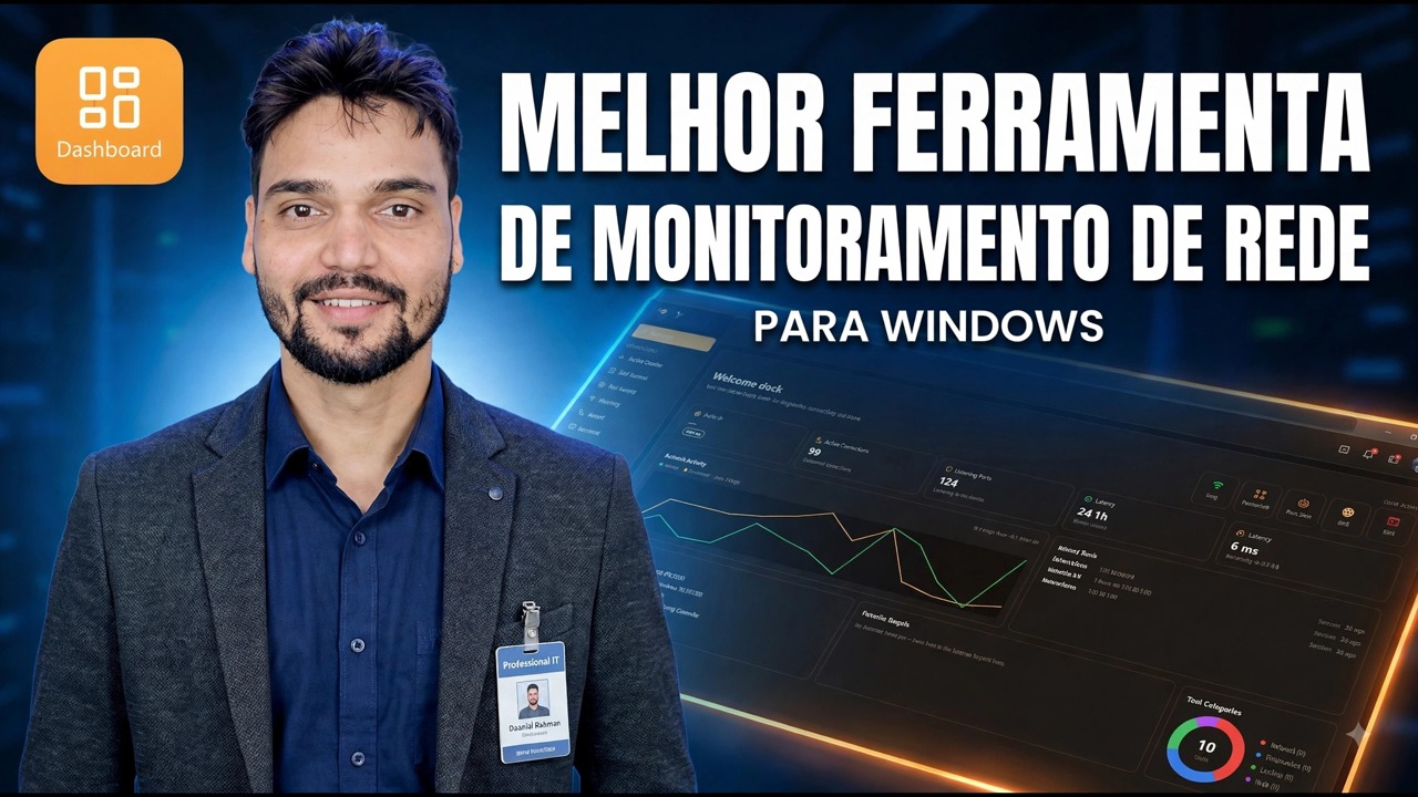 A melhor ferramenta de monitoramento de rede para o seu PC 🔥 Monitore a Internet como um profissional
