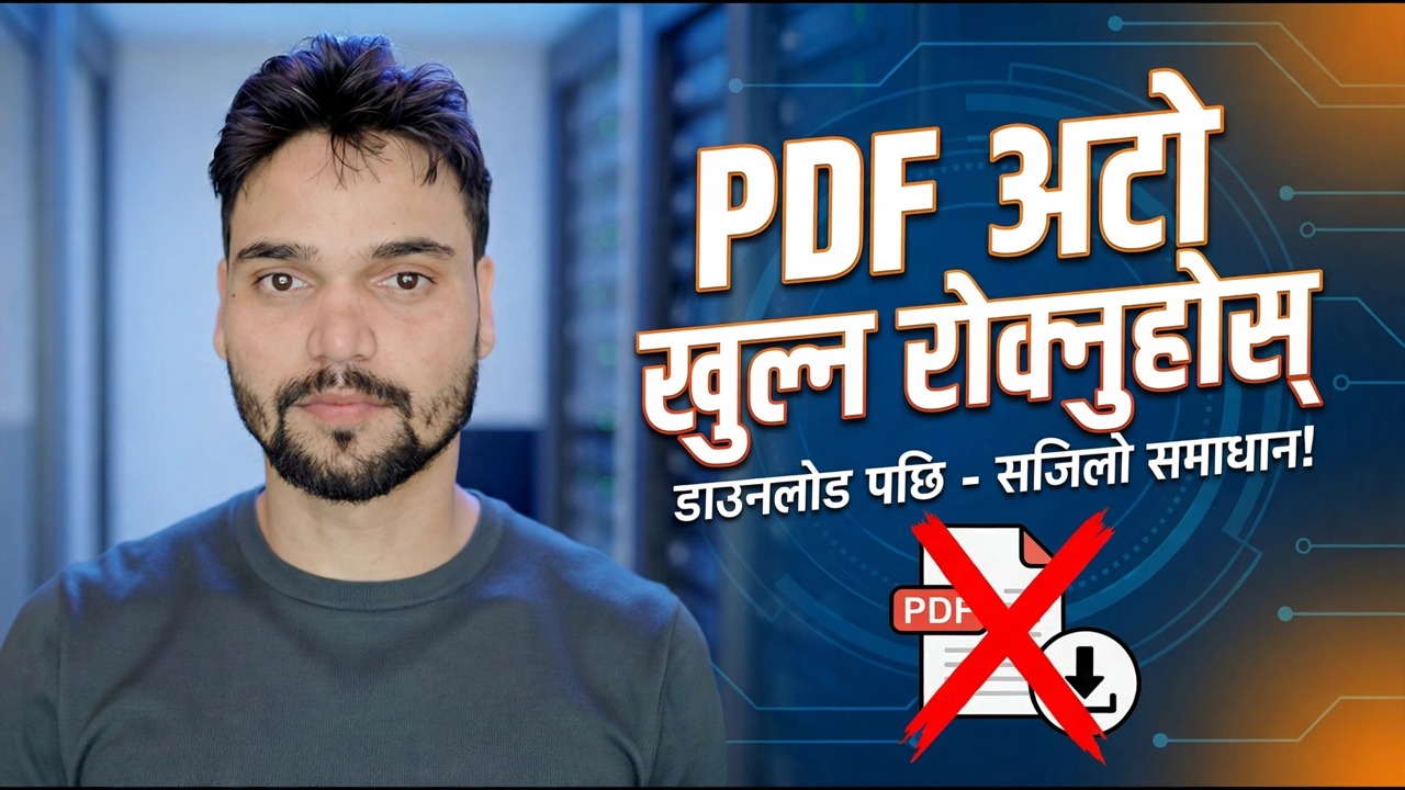 Chrome लाई PDF हरू स्वतः खोल्न रोक्नुहोस् 🔥 यो कष्टप्रद सेटिङ ठीक गर्नुहोस्