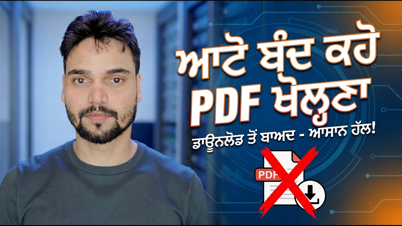 Chrome ਨੂੰ PDF ਖੋਲ੍ਹਣ ਤੋਂ ਆਪਣੇ ਆਪ ਬੰਦ ਕਰੋ 🔥 ਇਸ ਤੰਗ ਕਰਨ ਵਾਲੀ ਸੈਟਿੰਗ ਨੂੰ ਠੀਕ ਕਰੋ
