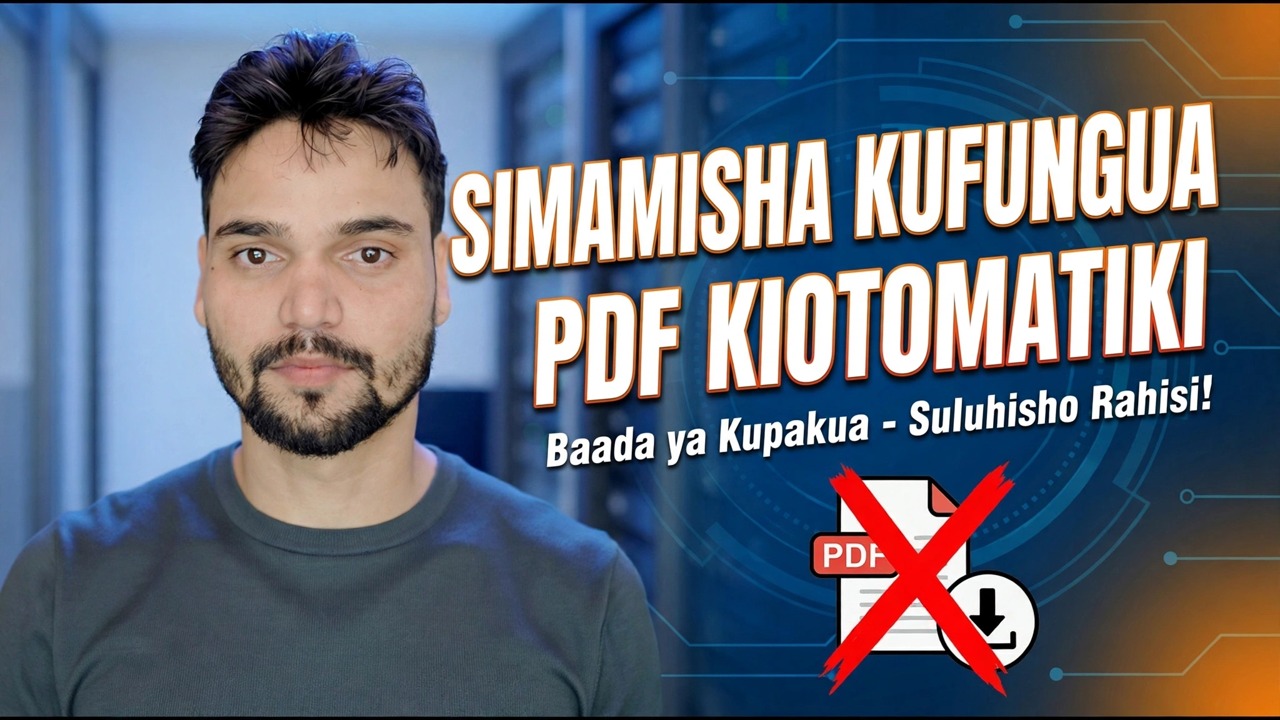 Komesha Chrome Kufungua PDF Kiotomatiki 🔥 Rekebisha Mpangilio Huu Unaoudhi
