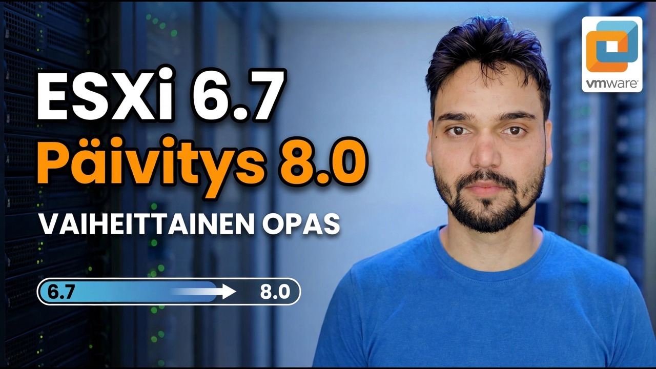 ESXi 6.7–8.0 -päivitys – Korjaa tuotantopalvelimen kaatuminen