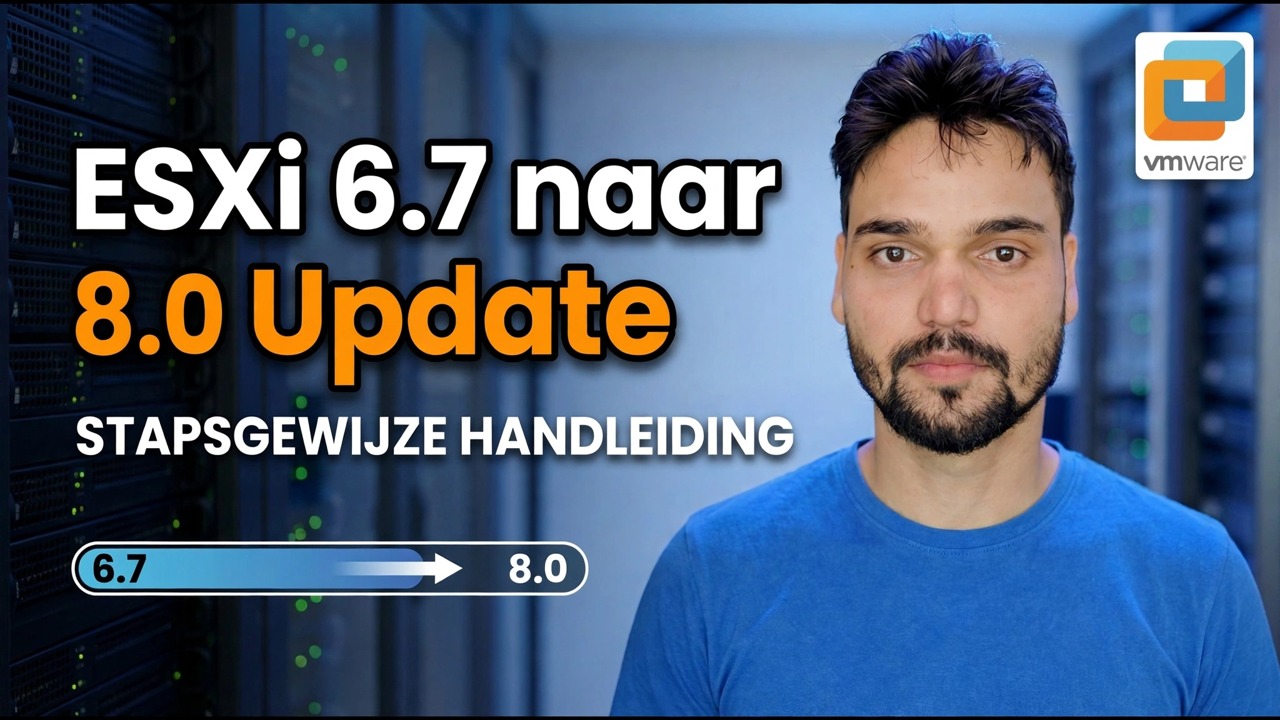 ESXi 6.7 naar 8.0 Update - Crash van de productieserver oplossen