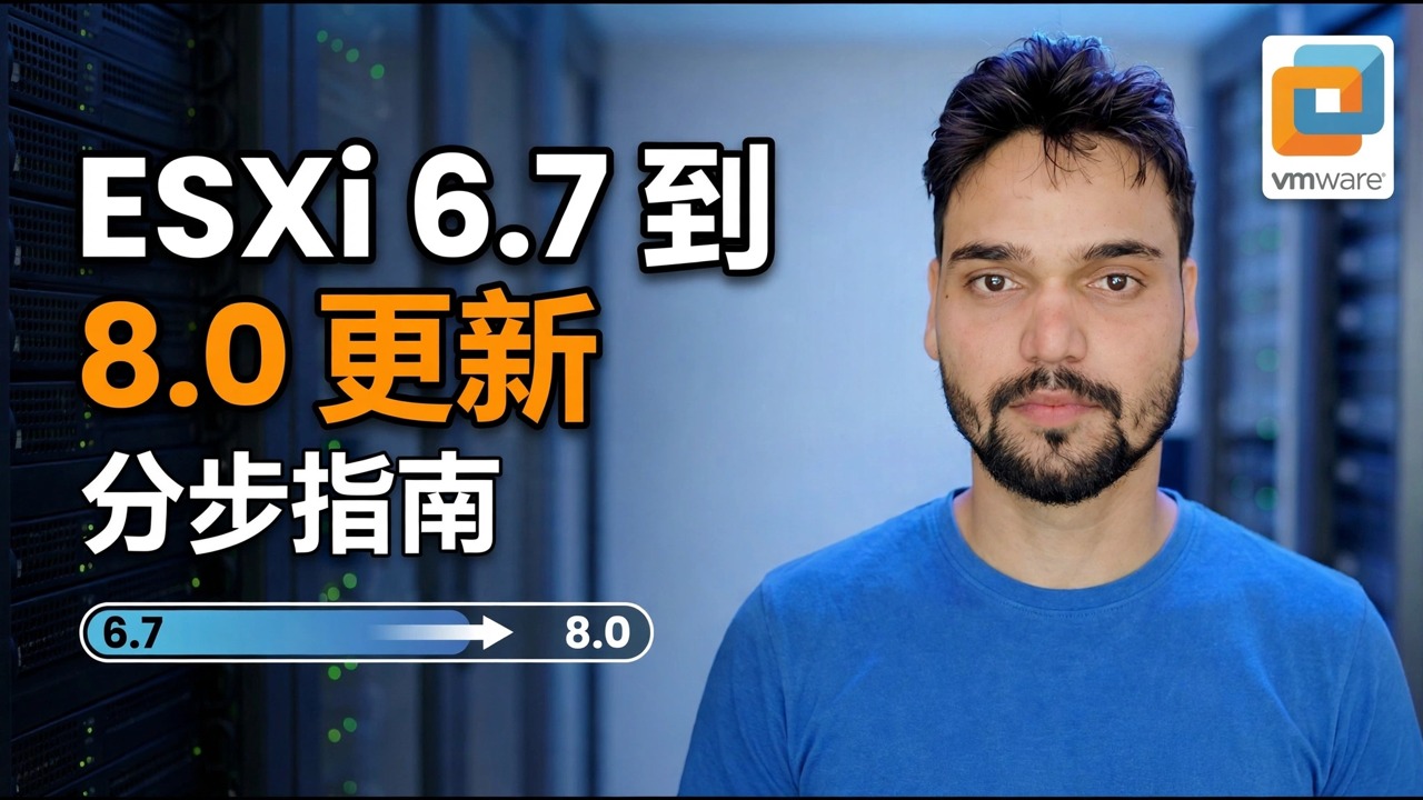 ESXi 6.7 至 8.0 更新 - 修复生产服务器崩溃