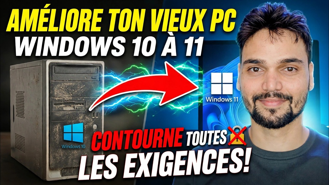 Mettez à niveau Windows 10 vers Windows 11 en un seul clic 🔥 TPM et contournement des exigences